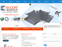 Tablet Screenshot of elconcabletray.com